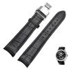 Curved End Men's Watchband for Citizen BL9002-37 05A BT0001-12E 01A  Watchstrap Genuine Leather with Butterfly Buckle 20 21 22mm