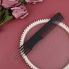 1×Barber Salon Double Sided Tooth Hair Comb Steel Needle Tail Comb Hairdressing