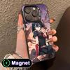 Akame Kurome Translucent MagSafe Mobile Phone Case for iPhone 17 16 15 14 13 12 11 Air Pro Max Plus Colorful Cover