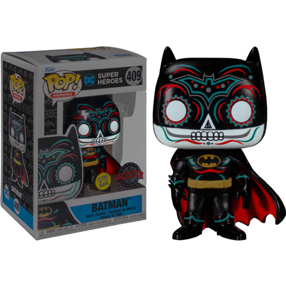 

Batman Dia De Los DC Glow, эксклюзивная американская поп-музыка! винил