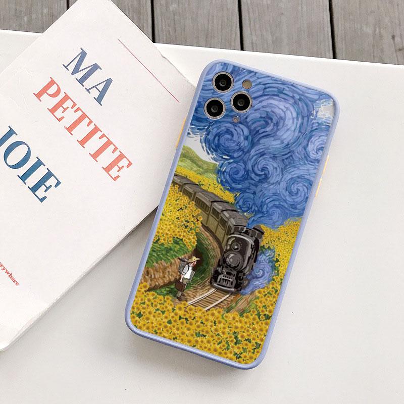 Art Van Gogh Oil Painting For iphone 16 7 8 15 Plus SE 2020 X XR XS 14 11 12 13 Pro Max Mini Phone Case Shockproof Back Cover