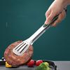 Food Tongs Stainless Steel Kitchen Tongs Meat Salad Steak Food Clip Long Handle Non-slip BBQ Cooking Tongs Kitchen Utensils