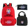 3Pcs/set Anime Demon Hunters Printed Backpack with Shoulder Bag Pencil Case for Student Boy Girl Schoolbag Large Capacity Waterproof Bookbag