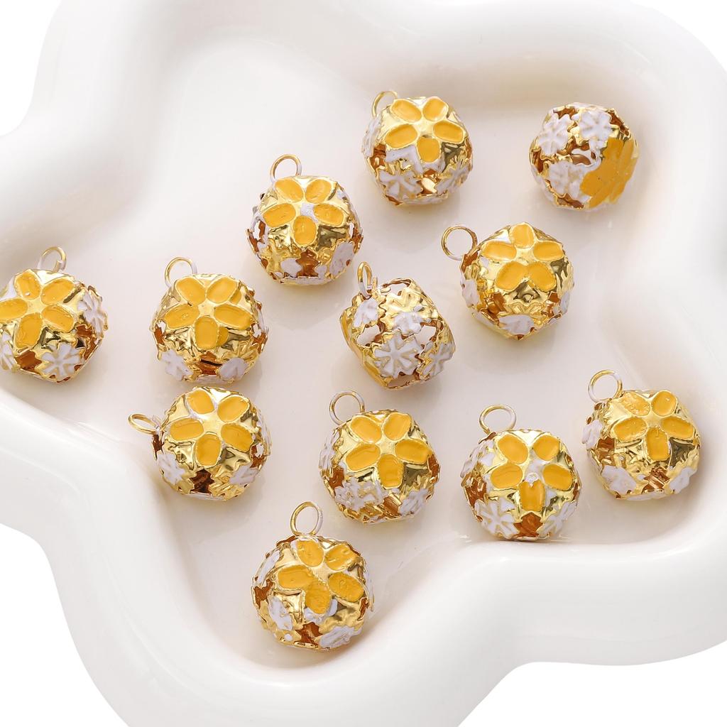 5-50Pcs Iron Colorful Bell For DIY Bracelet Necklace Keychain Accessories