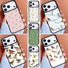 Garden Birds Phone Case for iPhone 16e 15 14 13 12 17 Pro Max Plus Air 17pro Cover Coque