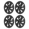 4PCS Wheel Hub Cap Rim Protector Whirlwind Design Grey Sporty Replacement for Tesla Model Y 2020 to 2023 19in Wheel