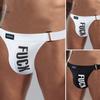 JOCKMAIL Men Briefs Letter Print Hip Lift Male Good Stretch Sexy Thong