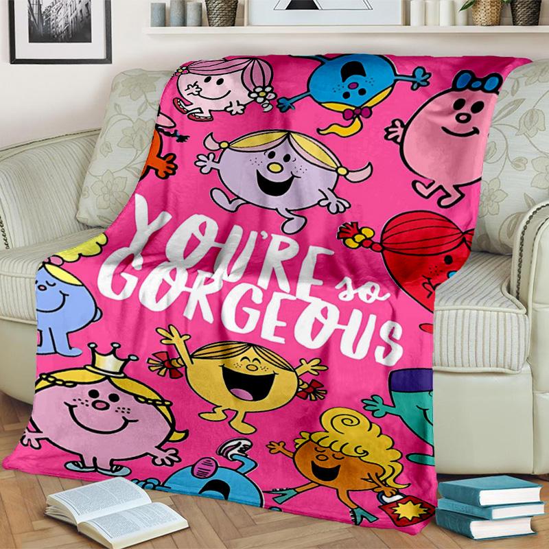 Mr Man Colorful Creatures Blanket Suitable for Sofas, Beds, Offices, And Camping - Perfect Gift for Halloween Christmas