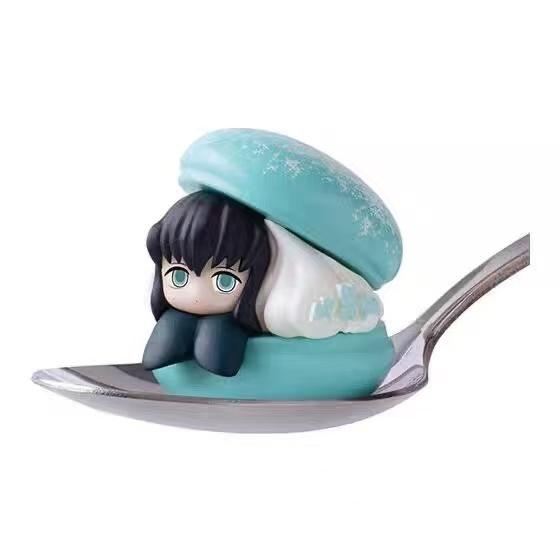 Genuine Gacha Scale Model Demon Slayer Rengoku Kyoujurou Tokitou Muichirou Kanroji Mitsuri Action Figure Toy