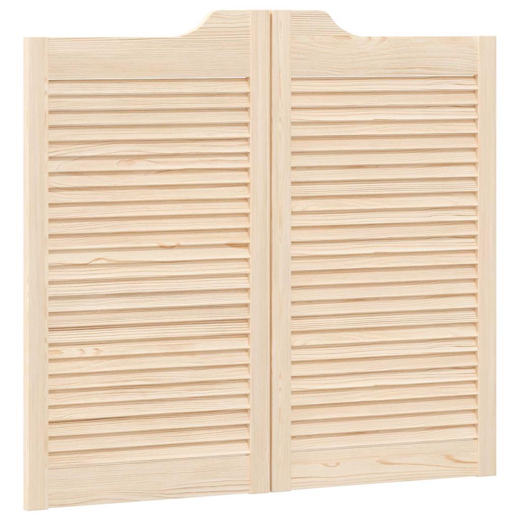 Swing Doors 90 X 50 Cm Solid Pine Wood Natural