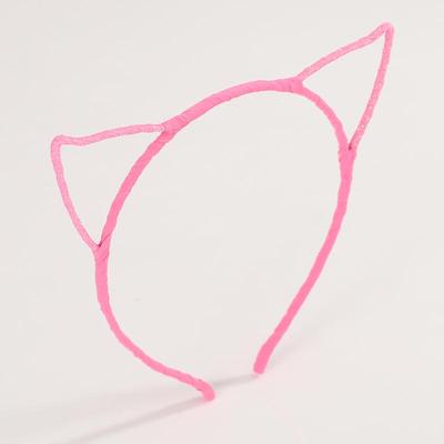 Glitter Cat Ear Hairband (Pink)