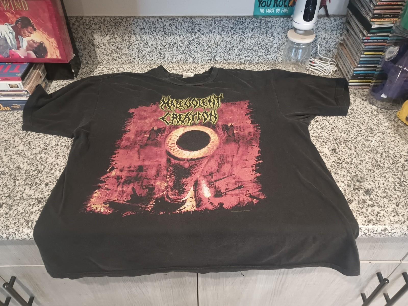 Vintage 2005 MALEVOLENT CREATION Tour Shirt Cannibal Corpse Tee M