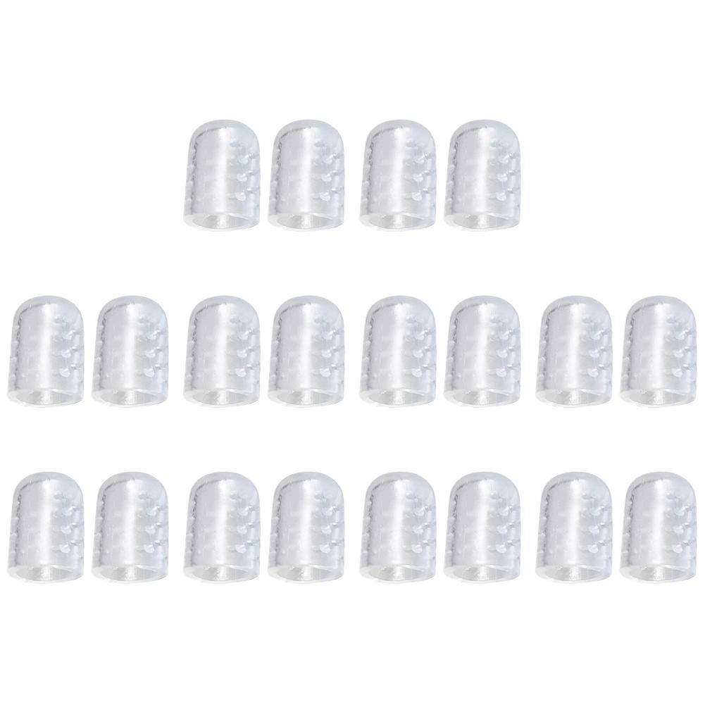 2-100pcs Elasticity Silicone Toe Caps Anti-Friction Breathable Toe Protector Transparent Wear-Resistant Prevents Blisters Covers