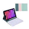 Protective Leather Case for iPad Mini 7 with Bluetooth Keyboard and Pen Slot, Compatible with Mini 6 & 5 Models