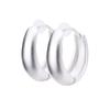 LOKUMI Made In Pt900 Hoop Platinum Earrings, Japan, Platinum, Post, Pt900, Hypoallergenic, Hoop, Earrings, Catchless, One-touch, Post, Round, Small,