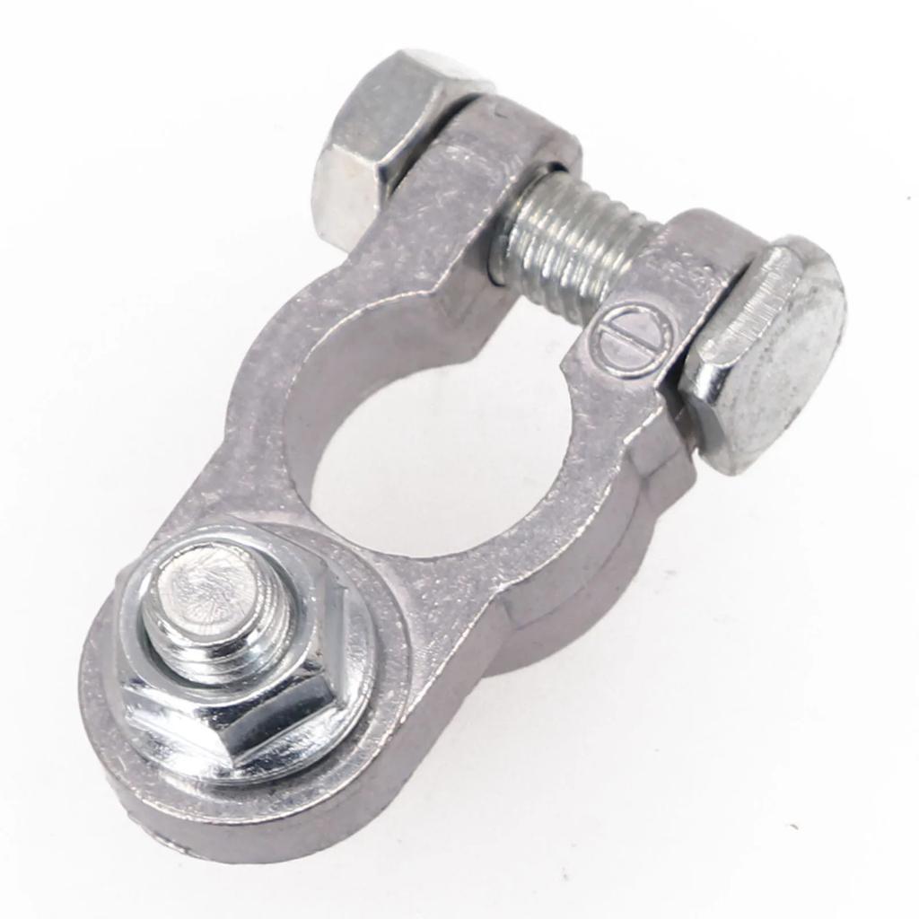 1 Pair Zinc Alloy Battery Terminal Clamps Positive Negative Poles Car Screw Connector Durable Battery Terminal