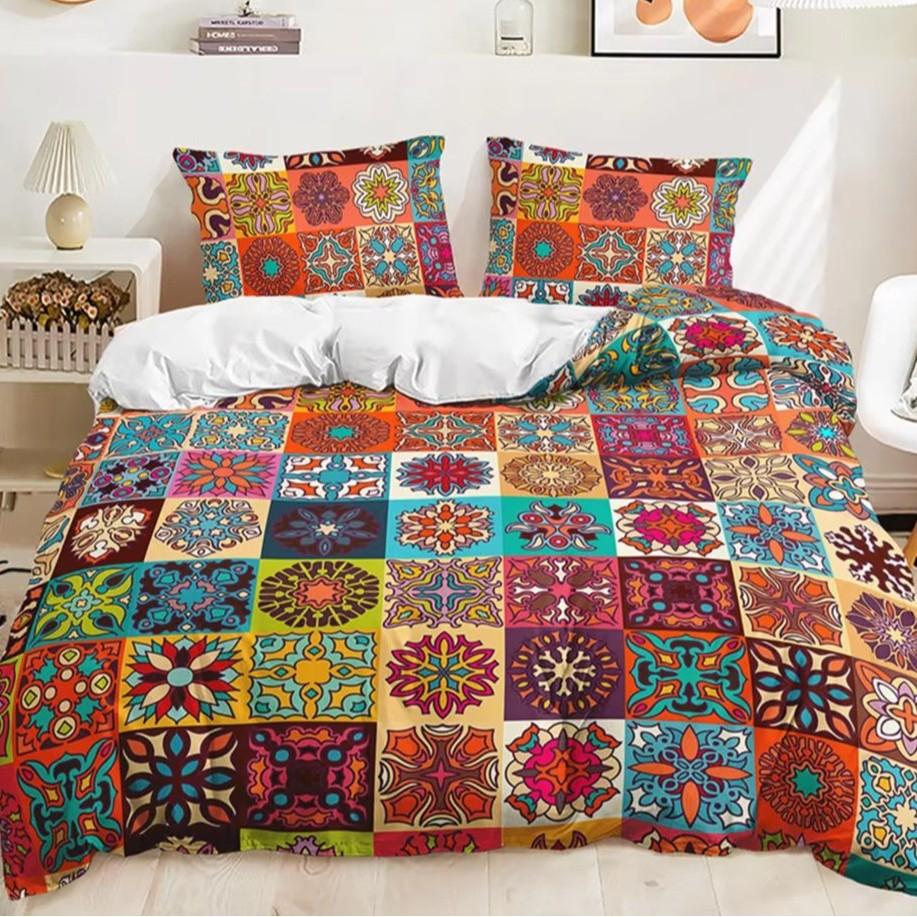 Set Piumone Set Biancheria da Letto Set Copripiumone 3 Pezzi