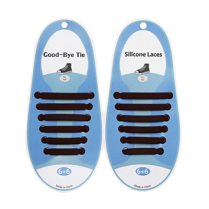 Silicone World Silicone Elastic Shoelaces Unisex Athletic No Tie Shoe Lace All Sneakers Fit Quick Shoe Lace For Adults Kids