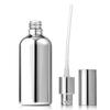 Glass Essential Oil Bottle Silver Electroplated Empty Bottle  For Lotion Samples