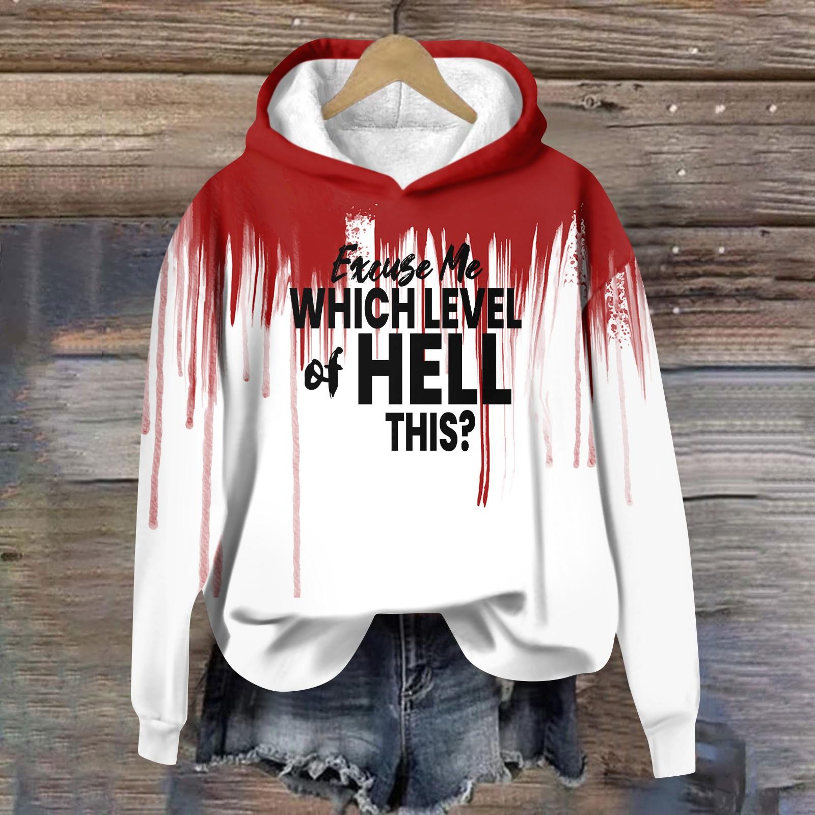 Women s Casual Fashion Wine Turkey Family Print Long Sleeve O-Neck Pullover Hoodies L чёрный