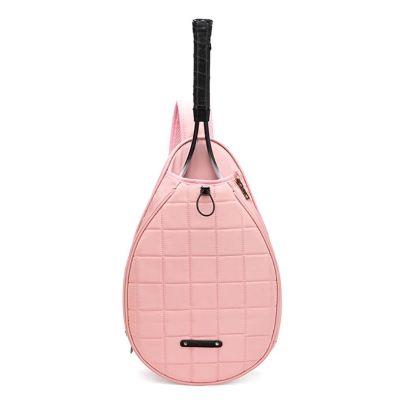 Water Resistant Slings Bags For Tennis Paddles And Pickleballs Racket, Chest Bag Adjustable Shoulder Strap Sports Purse