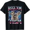 Rizz con el Tism Meme Mapache Autista Camiseta Divertida Rizz