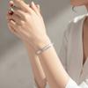 Waterproof Cat's Eye Bracelet Zinc Zinc Alloy Silver Wrist Circle Ornaments Opening Brushed Bangle  Kids