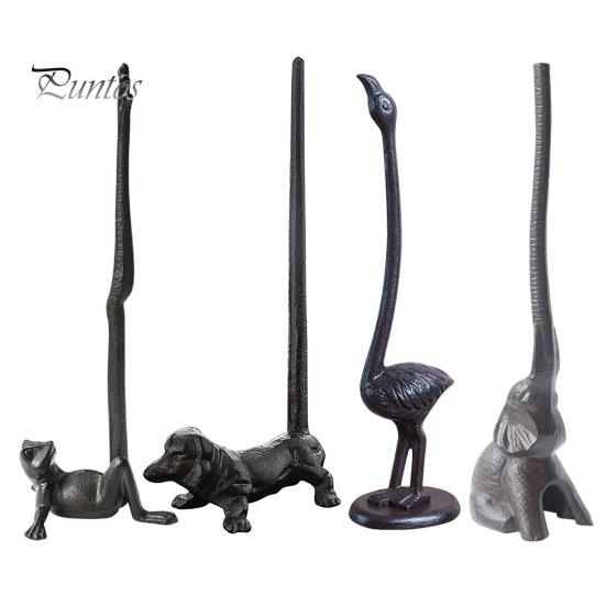 Paper Towel Stand with Stable Base Creative Animal Shaped Free Standing Tissue Holder Kitchen Decoration Modeling Crafts