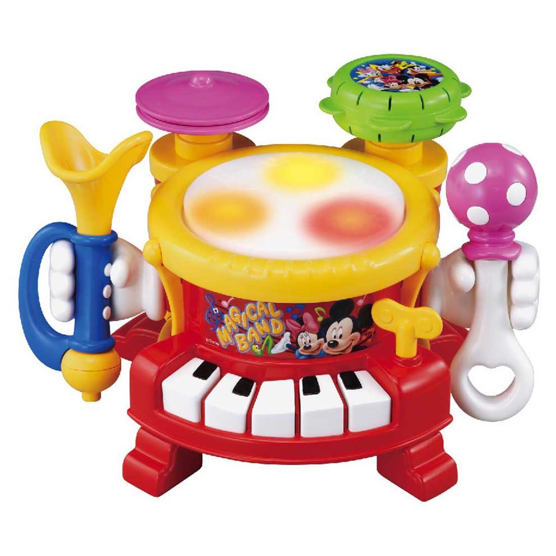 

TAKARA TOMY Rhythm Play Magical Band W310 x H220 x D265 мм, різнокольоровий