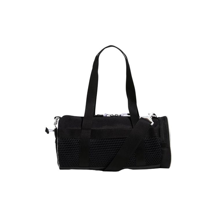 adidas Großes Logo Netz Fitness Sport Reißverschluss Trainings Tasche Unisex Gym Tasche Schwarz HE2650