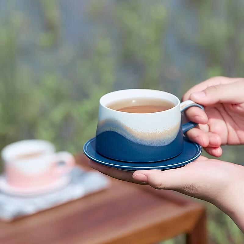 Xiangshang Latte Art Couple Coffee Mug Set