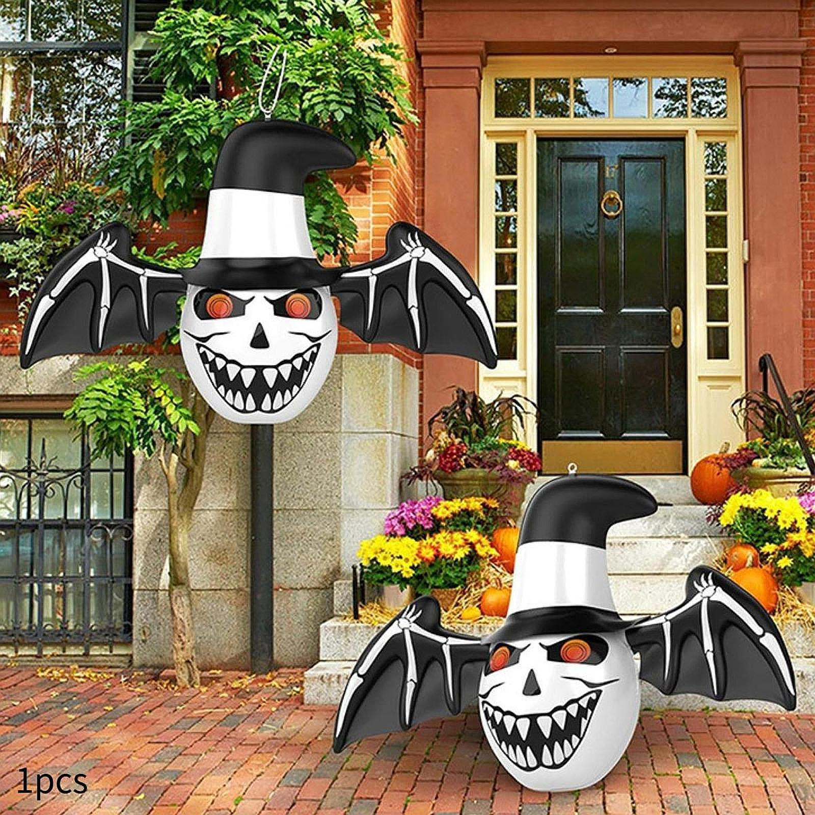 Halloween Inflatable Decoration PVC Holiday Decorative Large with Built in LEDs Porch Yard