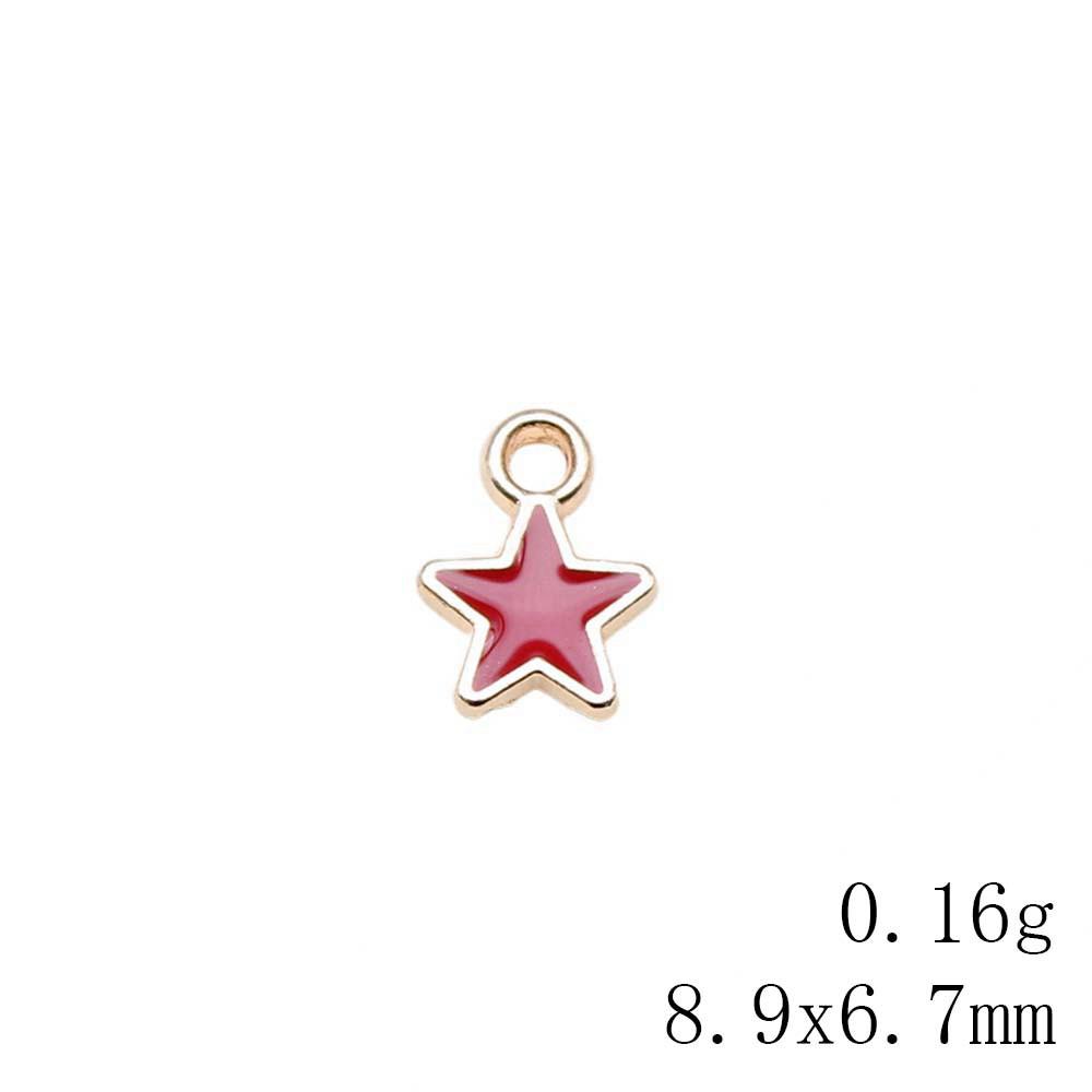 Mother's Day Charms For Nails Pentagram Moon Enamel Charms Pendant Art Supplies Pendant Accessories