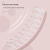 Curved Macaron Rib Comb: Women's Styling, Fluffy Curly Hair Air Cushion Massage Comb