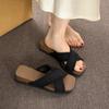 Shoes for Women Flax Slippers Summer Indoor Shoes Home Casual Beach Slides Ladies Travel  Sandals Slippers
