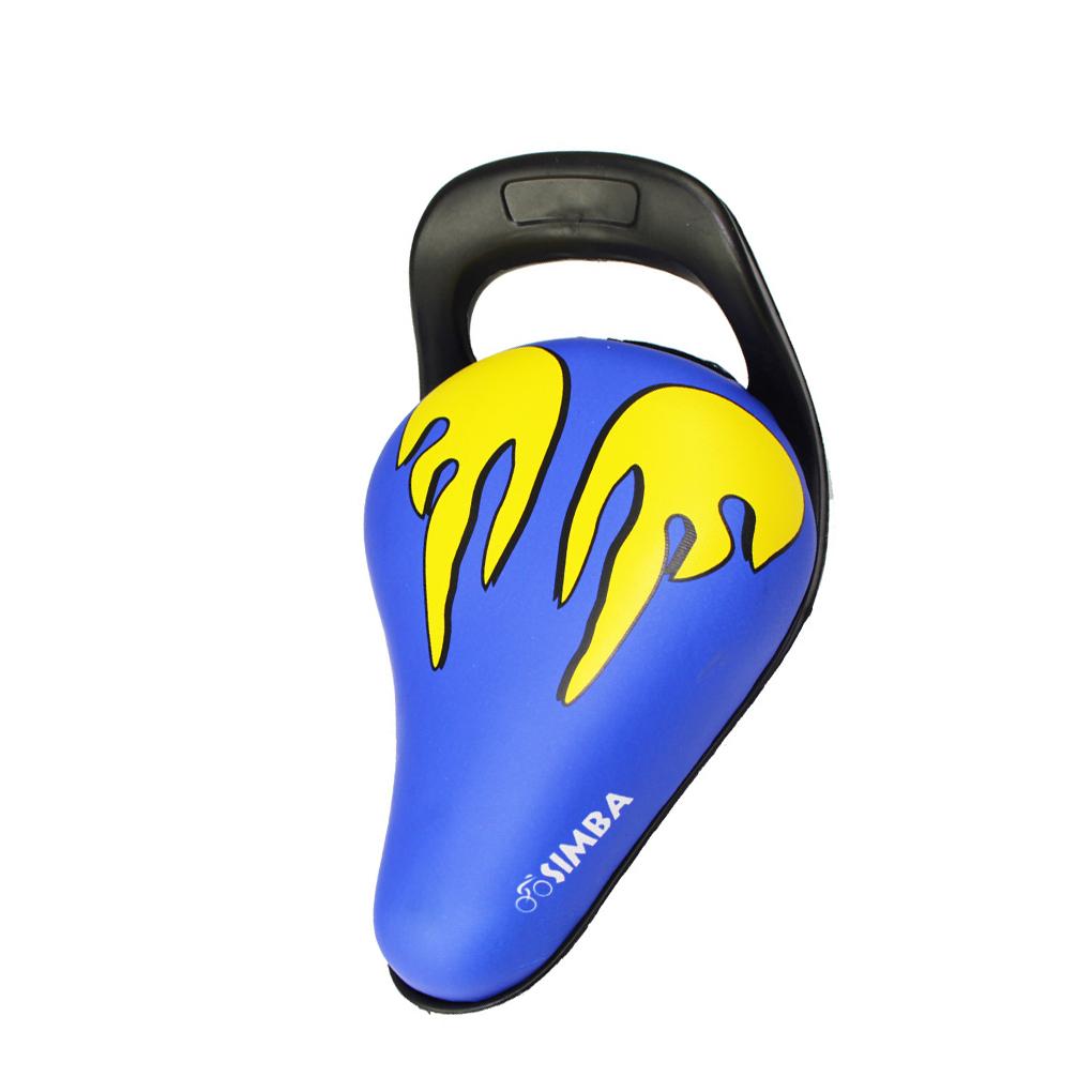 

Детское велосипедное седло универсальное сменное эргономичное цветное водонепроницаемое непромокаемое велосипедное стальное сиденье аксессуары синий