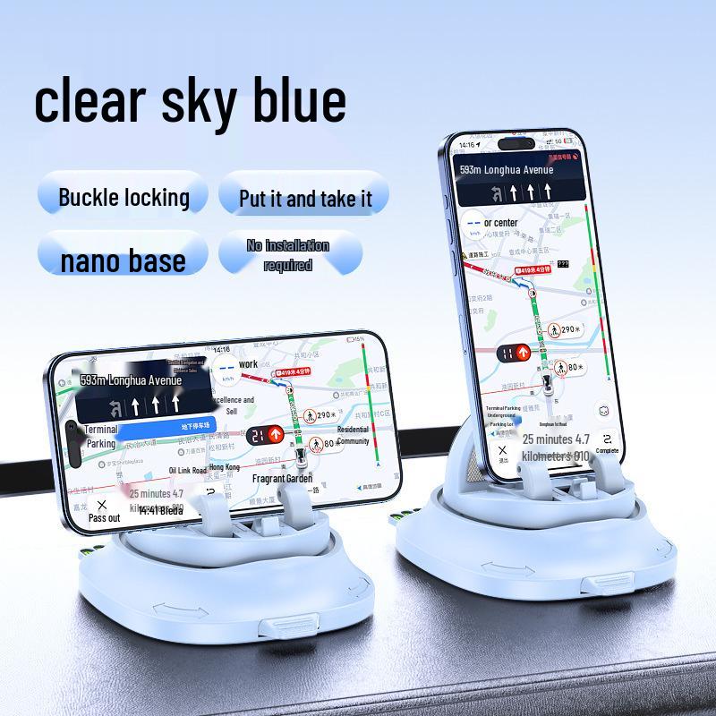 3-in-1 Car Dashboard Holder: Phone, Parking Number, Glasses Organizer