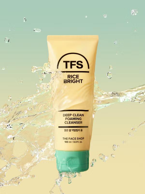 

The Face Shop Мягкая очищающая пенка для лица Rice Water Bright - 100 мл