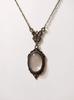 Gothic Vintage Magnifying Glass Pendant Necklaces for Women Steampunk Victorian Monocle Jewelry Gift for Book Lovers