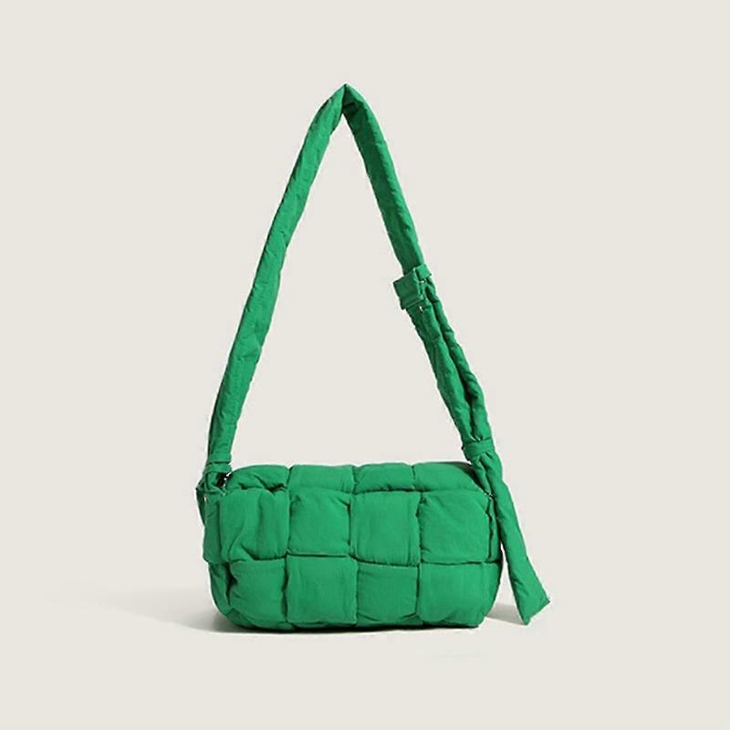Borsa Imbottita Tessuta Cotone Cassetta Imbottita Borse a Tracolla di Design - Eccellente