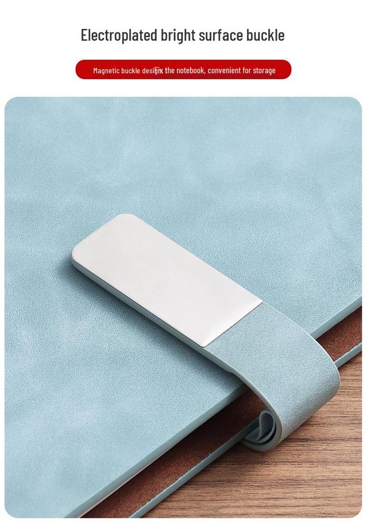 Customizable Simple Business Loose-Leaf Notebook Binder with Printable Logo