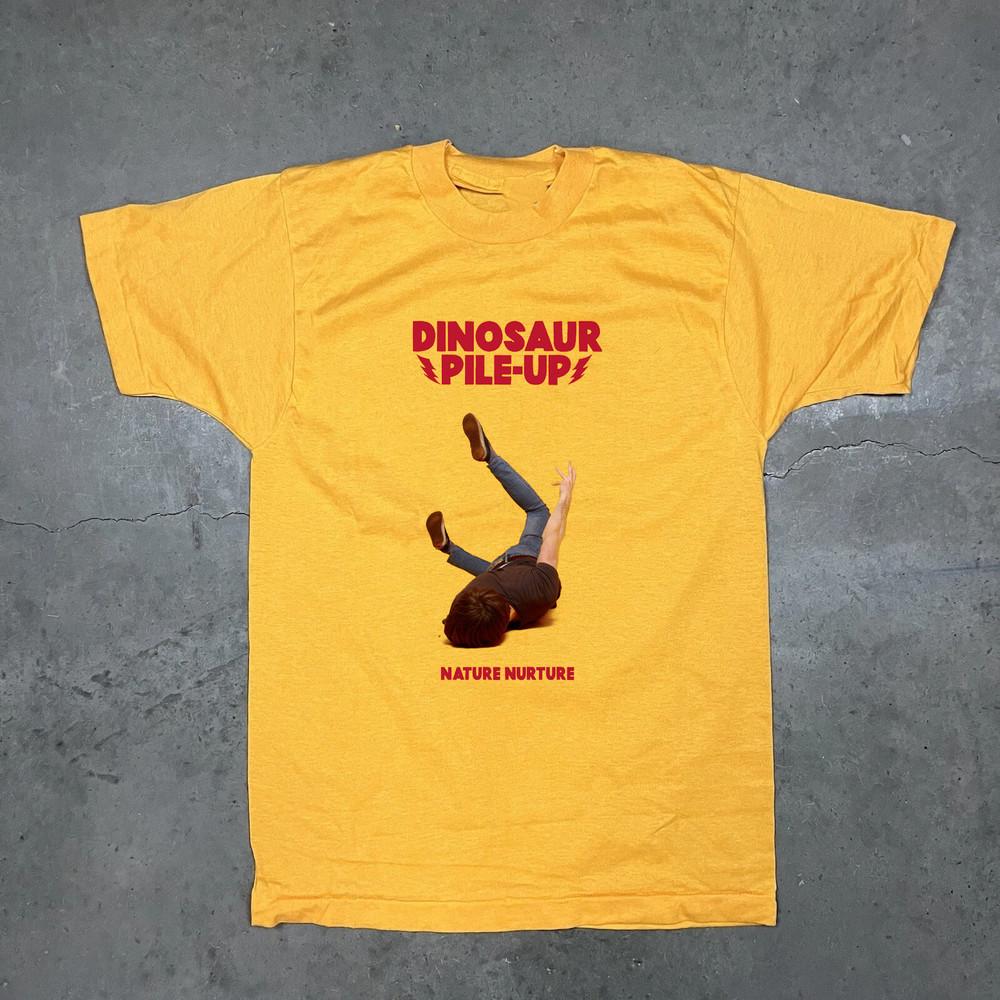 

Dinosaur PileUp Nature Nurture Gift Fan Yellow All Size Tee Shirt BT348 Unisex T-Shirt XXL