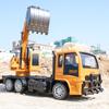 2.4G10 Channel 1:24 Electric Remote Control Alloy Excavator Simulation Excavator Construction Vehicle Model Toy