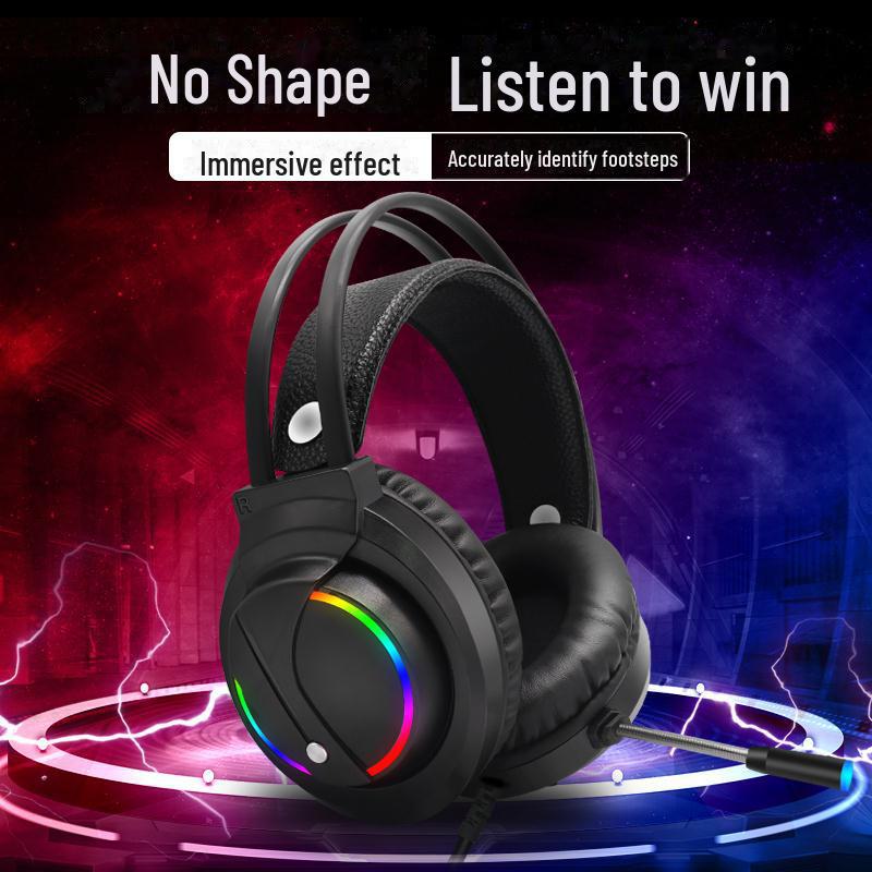 K1 7.1 RGB Φωτιζόμενα Ακουστικά Gaming με Μικρόφωνο για Επιτραπέζιους Υπολογιστές