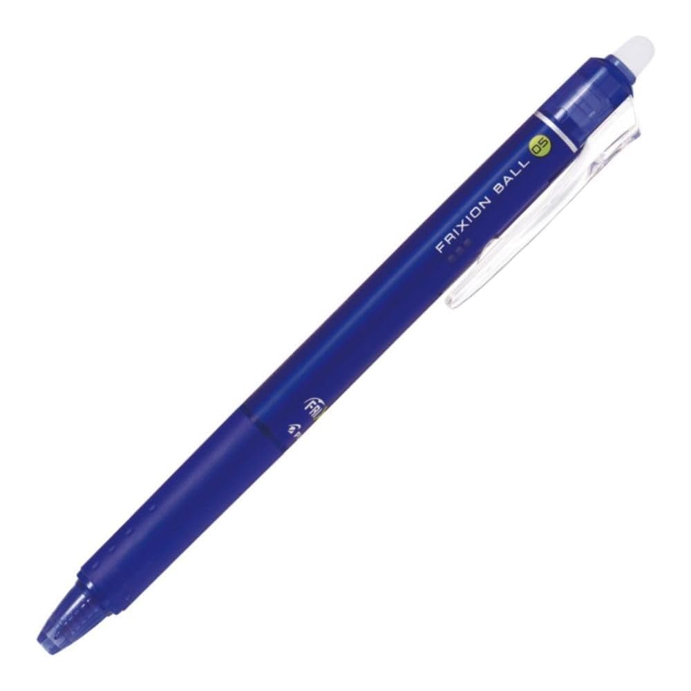 Pilot FriXion Ball Knock 0.5mm Blue Gel Pens Pack of 10