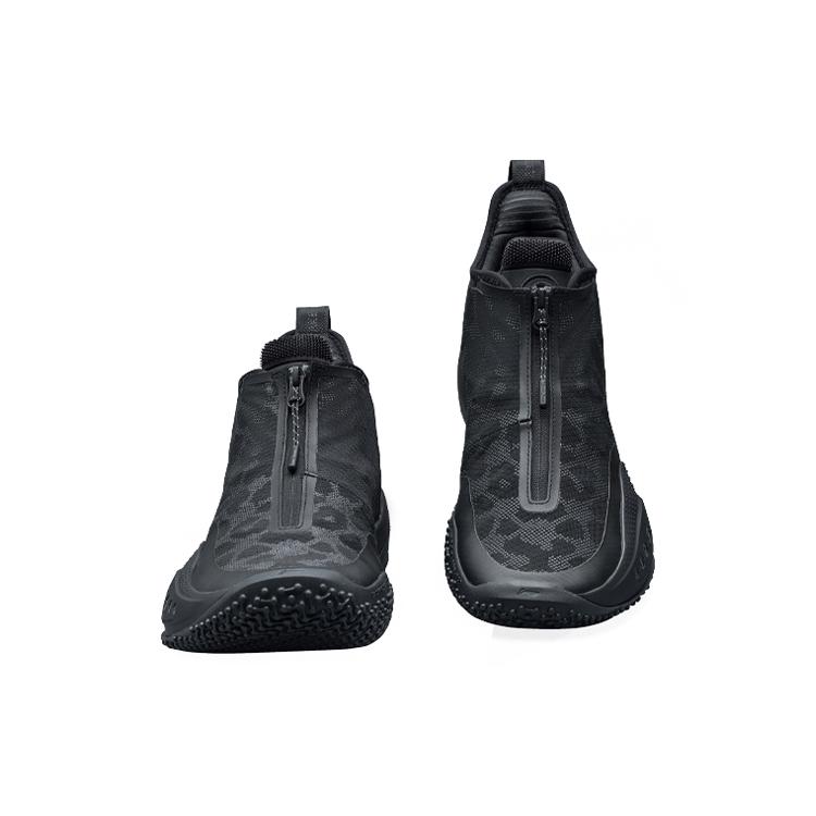 Li Ning WOW 9 Basketball Shoes Men's Mid top Black ABAR119-5