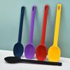 Long Handle Silicone Stirring Spoon High Temperature Resistant Seasoning Spoon Soup Spoon Cereal