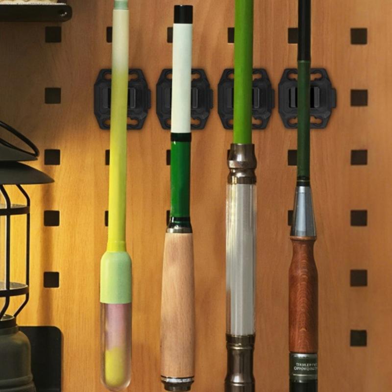 Spring Loaded Fishing Accessory With Rod Clamps Eyewears Holder Cable Organizers For Outdoor Lover