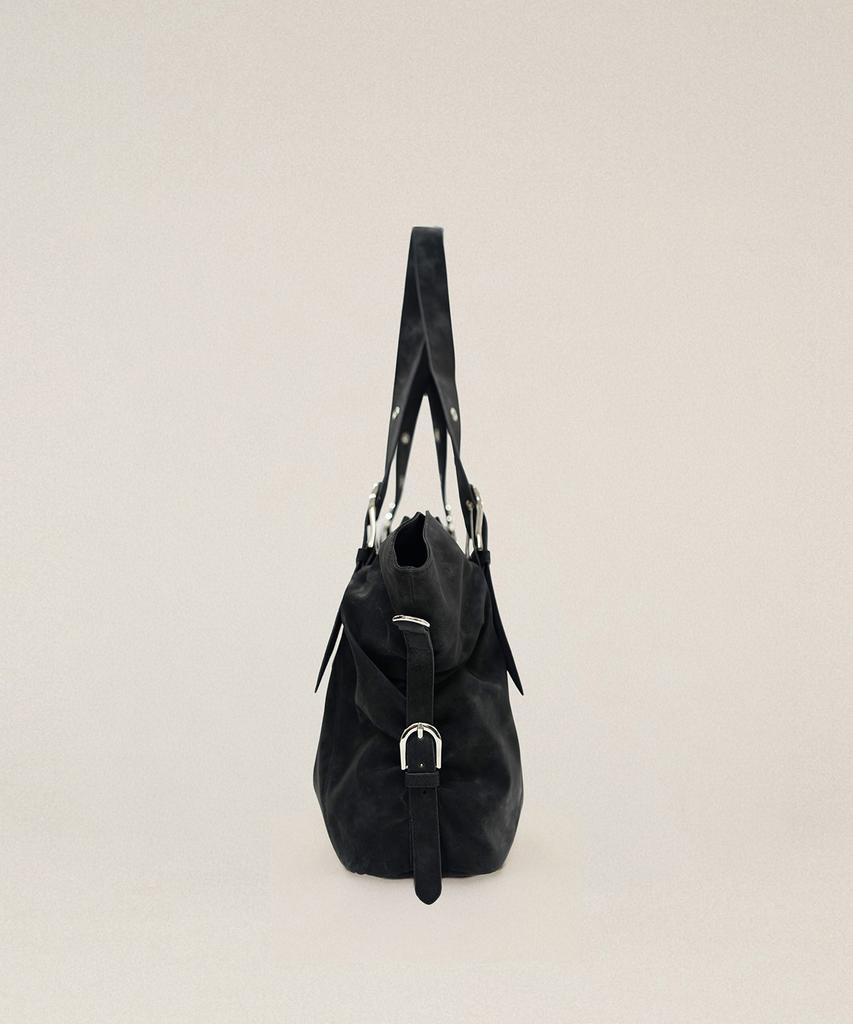 Heeari Bb Buckle Big Shoulder Bag_Black