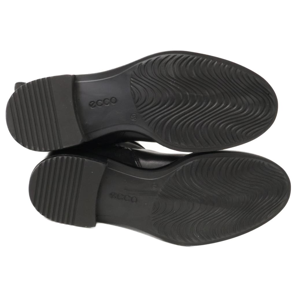 ecco [New] 24935351052 Side Zip Long Jockey Boots/ shoes 8.7" blackUsed